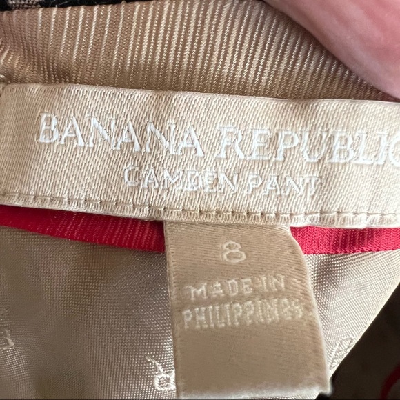 Banana Republic Camden Fit Jacquard Ankle Pants Mojave Black Pants NWT S… - Picture 7 of 8